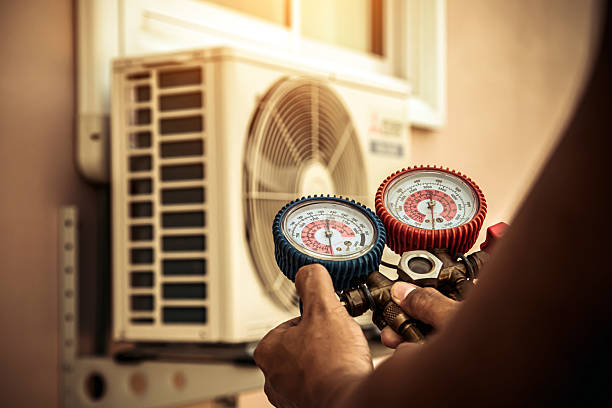 Professional Ductwork Repair technician working in Eva, AL